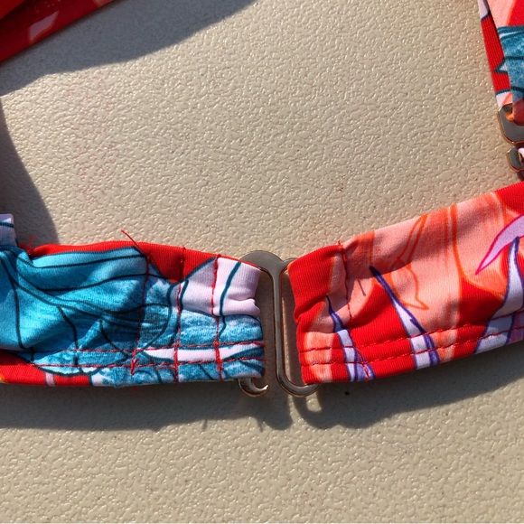 TiniBikini Women’s Swimsuit Bikini Bathing Suit Top Bright Tropical XL - Picture 7 of 11